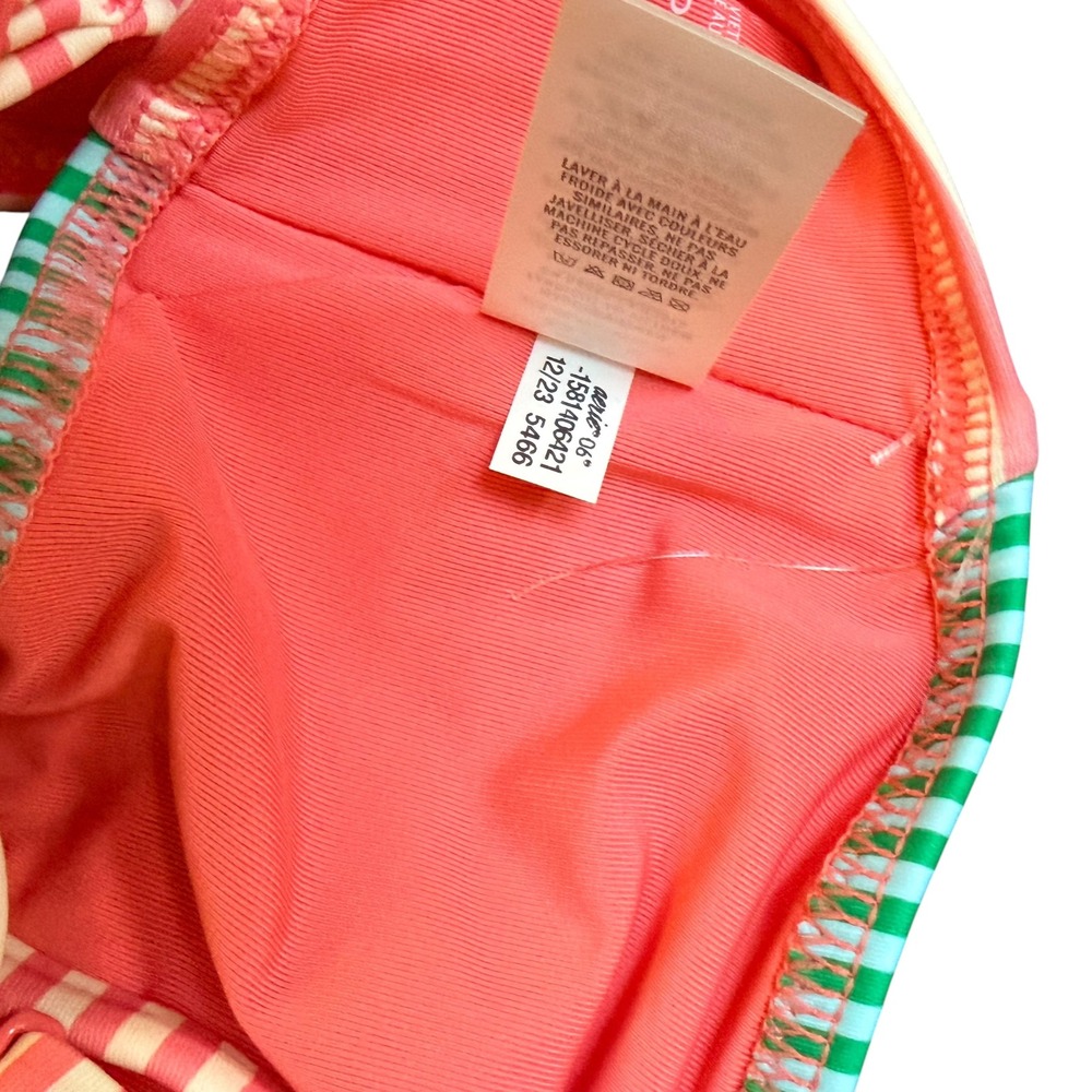 Aerie Bikini Set Womens M Multicolor Striped Real Good Vacation Summer Swimsuit - Picture 5 of 5
